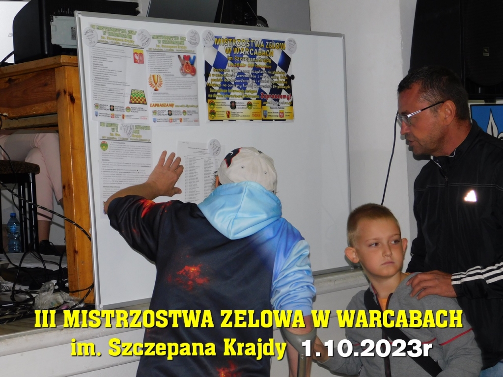 III Mistrzostwa Zelowa w Warcabach im. Szczepana Krajdy - 1.10.2023r