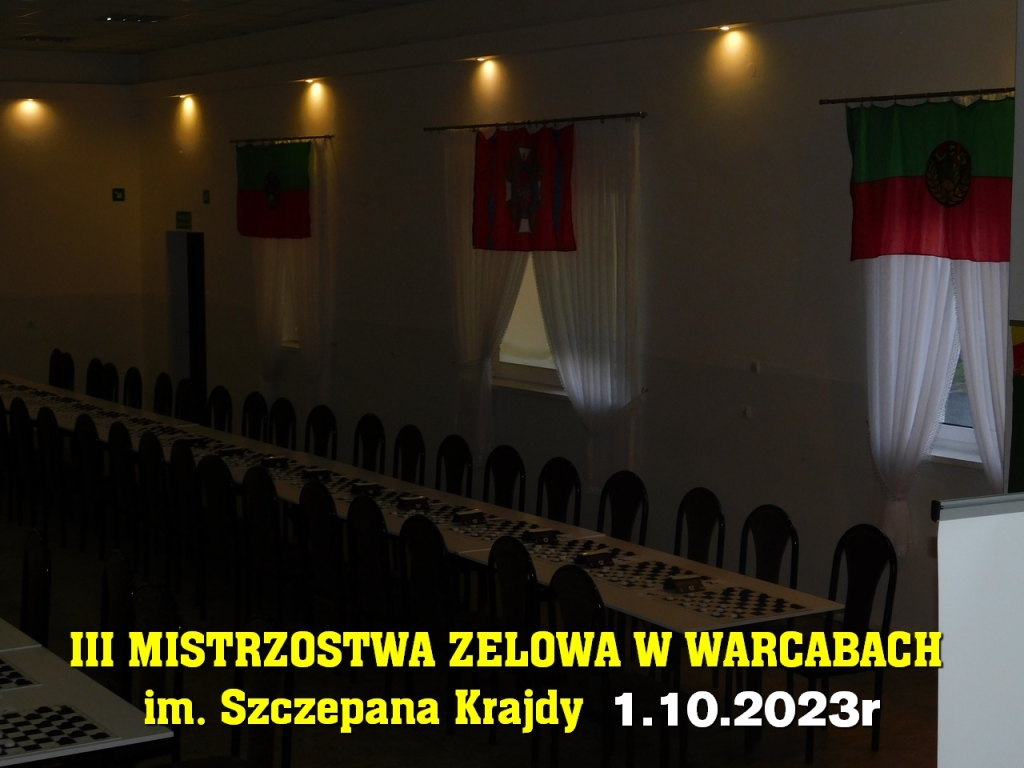 III Mistrzostwa Zelowa w Warcabach im. Szczepana Krajdy - 1.10.2023r
