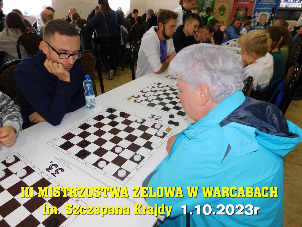 III Mistrzostwa Zelowa w Warcabach im. Szczepana Krajdy - 1.10.2023r