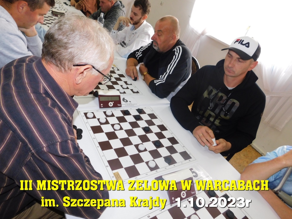 III Mistrzostwa Zelowa w Warcabach im. Szczepana Krajdy - 1.10.2023r