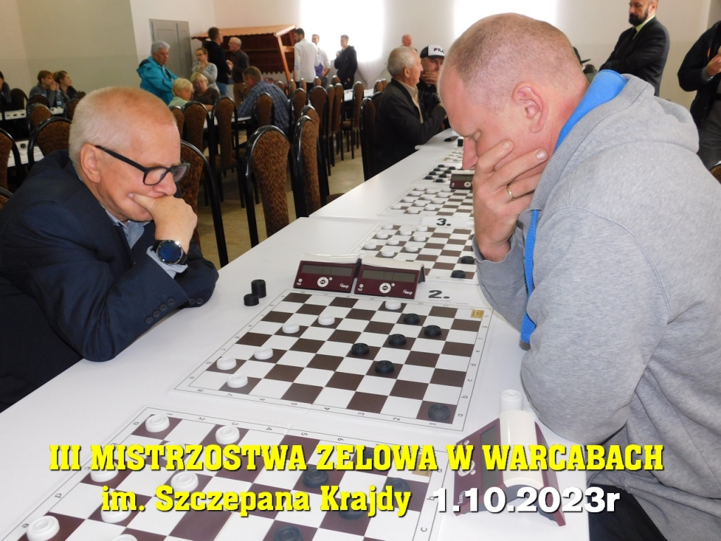III Mistrzostwa Zelowa w Warcabach im. Szczepana Krajdy - 1.10.2023r