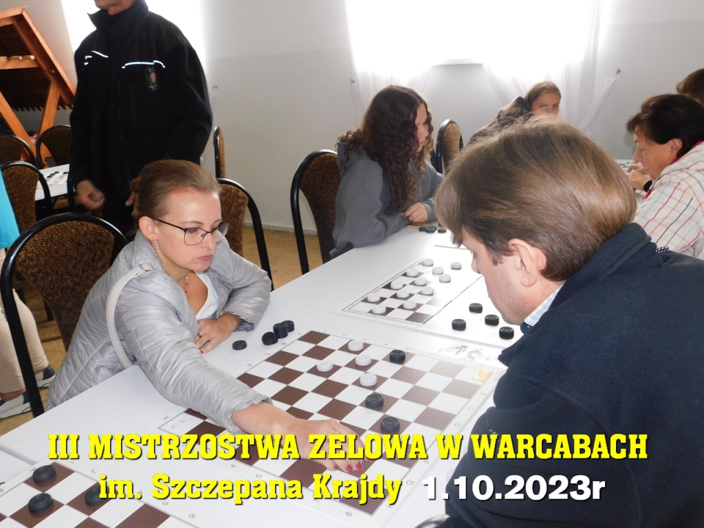 III Mistrzostwa Zelowa w Warcabach im. Szczepana Krajdy - 1.10.2023r