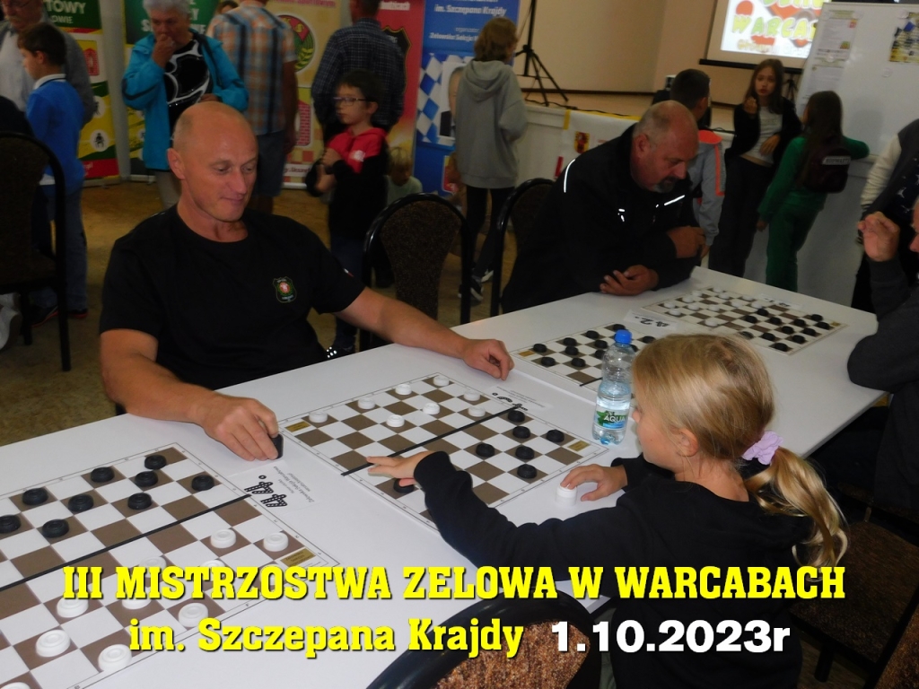 III Mistrzostwa Zelowa w Warcabach im. Szczepana Krajdy - 1.10.2023r