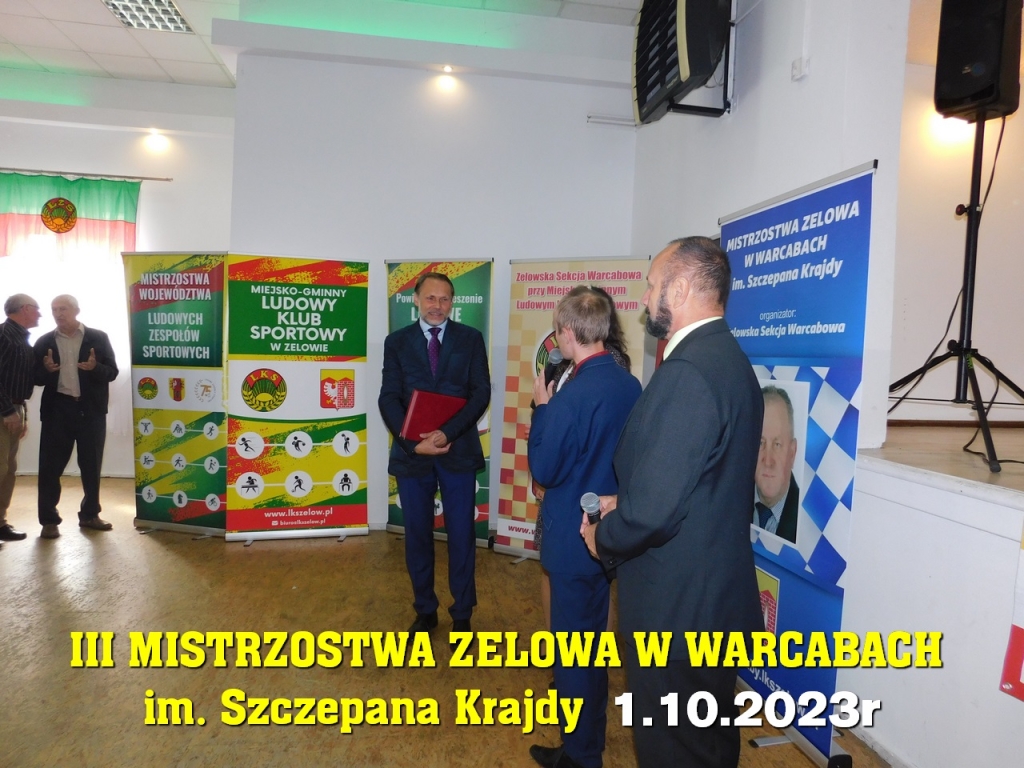 III Mistrzostwa Zelowa w Warcabach im. Szczepana Krajdy - 1.10.2023r