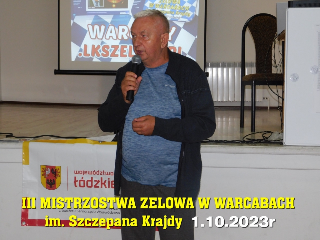 III Mistrzostwa Zelowa w Warcabach im. Szczepana Krajdy - 1.10.2023r
