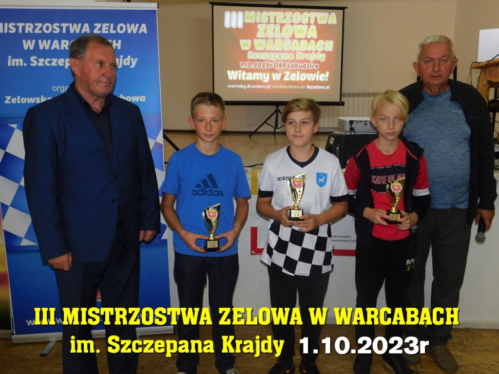 III Mistrzostwa Zelowa w Warcabach im. Szczepana Krajdy - 1.10.2023r