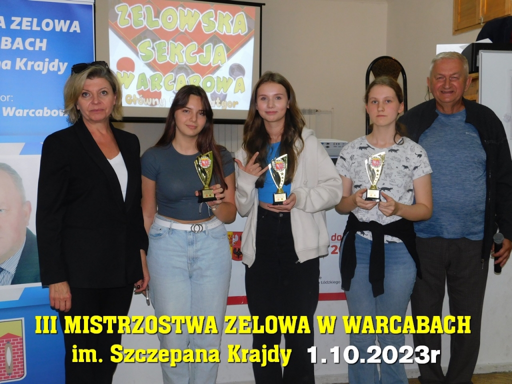 III Mistrzostwa Zelowa w Warcabach im. Szczepana Krajdy - 1.10.2023r