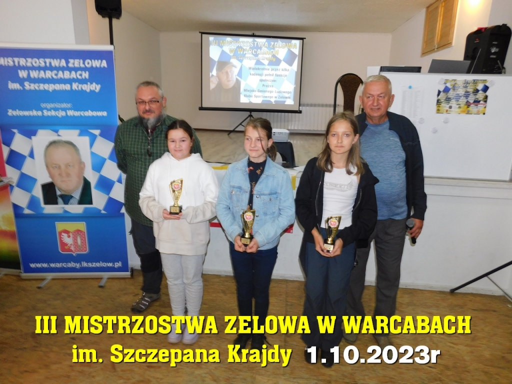 III Mistrzostwa Zelowa w Warcabach im. Szczepana Krajdy - 1.10.2023r