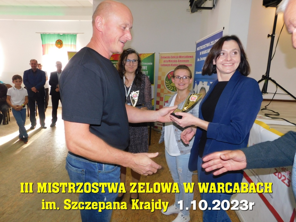 III Mistrzostwa Zelowa w Warcabach im. Szczepana Krajdy - 1.10.2023r