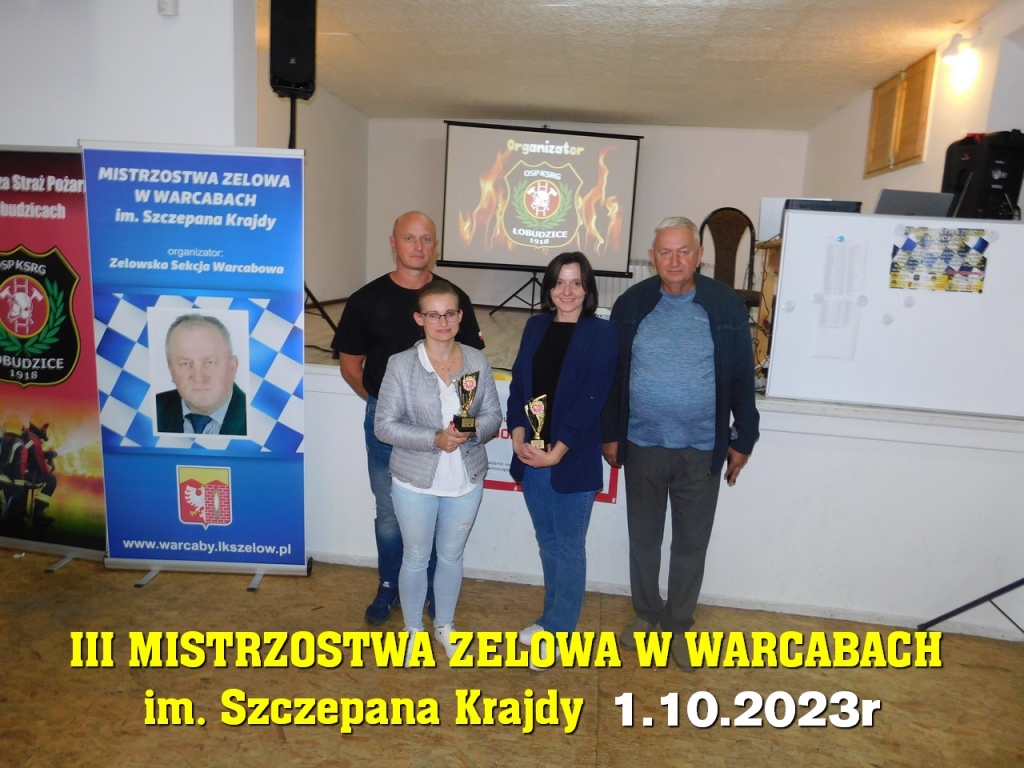 III Mistrzostwa Zelowa w Warcabach im. Szczepana Krajdy - 1.10.2023r