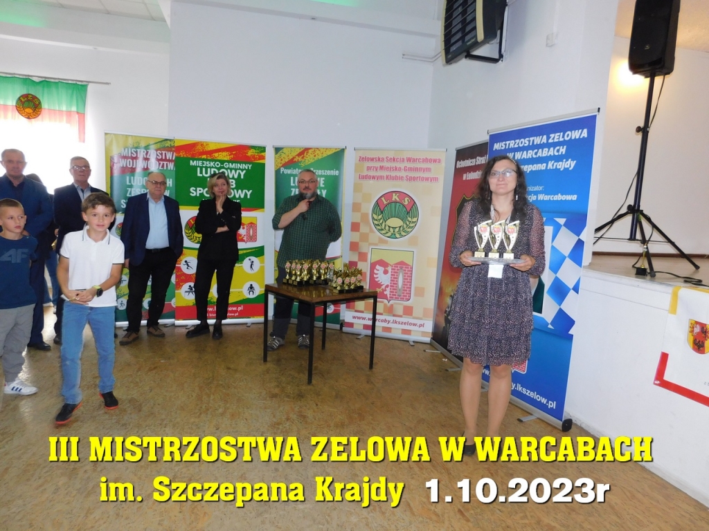 III Mistrzostwa Zelowa w Warcabach im. Szczepana Krajdy - 1.10.2023r