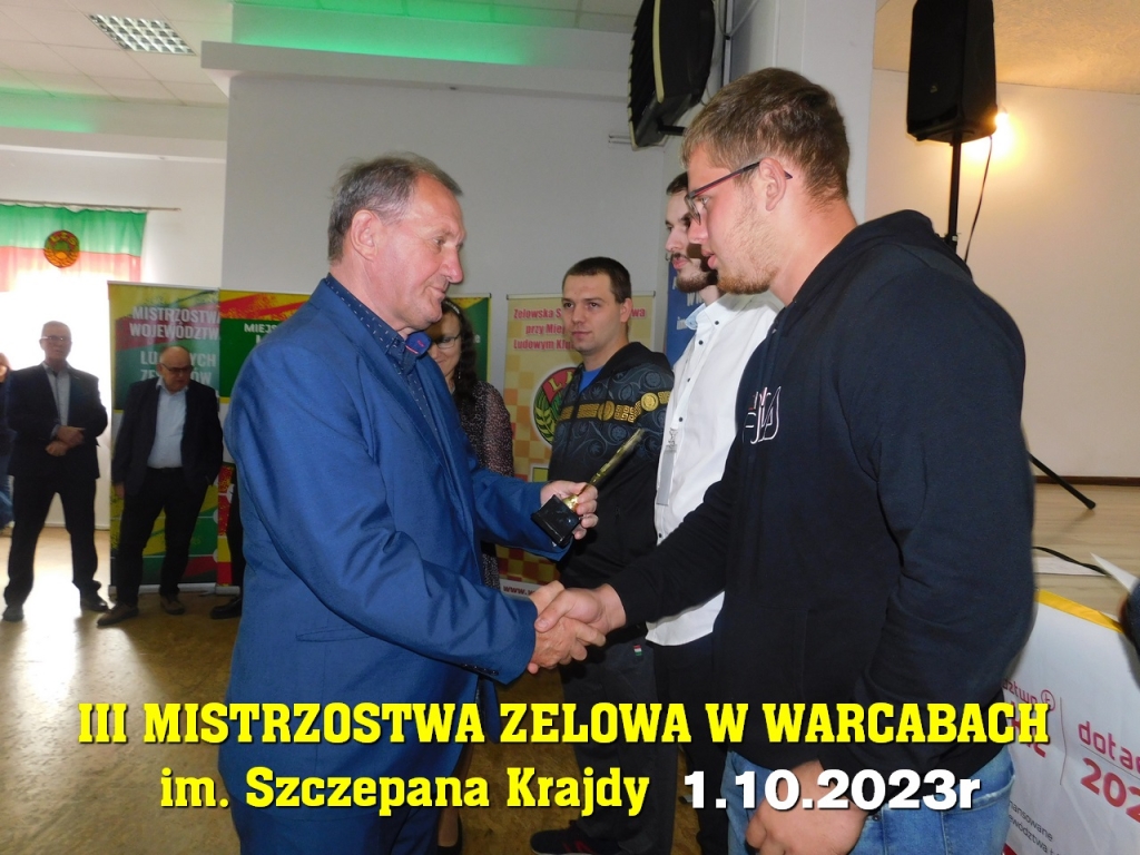 III Mistrzostwa Zelowa w Warcabach im. Szczepana Krajdy - 1.10.2023r