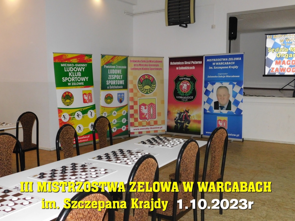 III Mistrzostwa Zelowa w Warcabach im. Szczepana Krajdy - 1.10.2023r