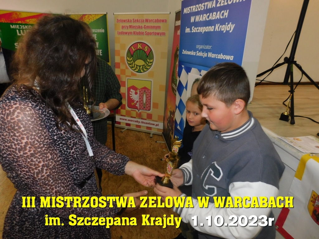 III Mistrzostwa Zelowa w Warcabach im. Szczepana Krajdy - 1.10.2023r