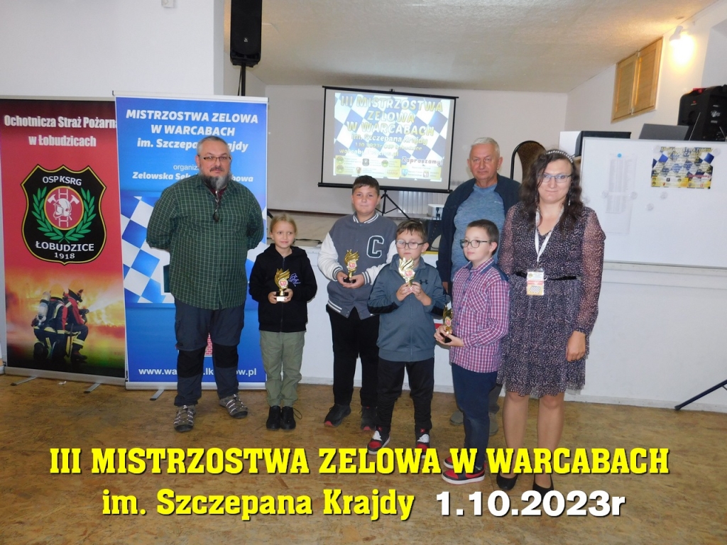 III Mistrzostwa Zelowa w Warcabach im. Szczepana Krajdy - 1.10.2023r
