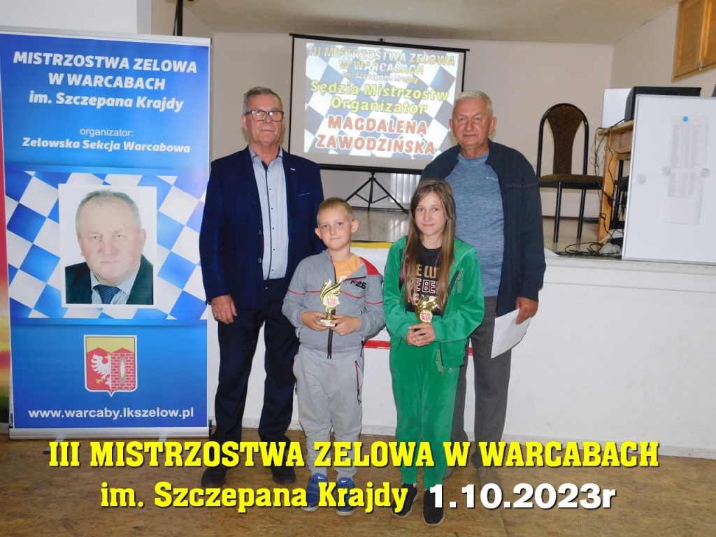 III Mistrzostwa Zelowa w Warcabach im. Szczepana Krajdy - 1.10.2023r