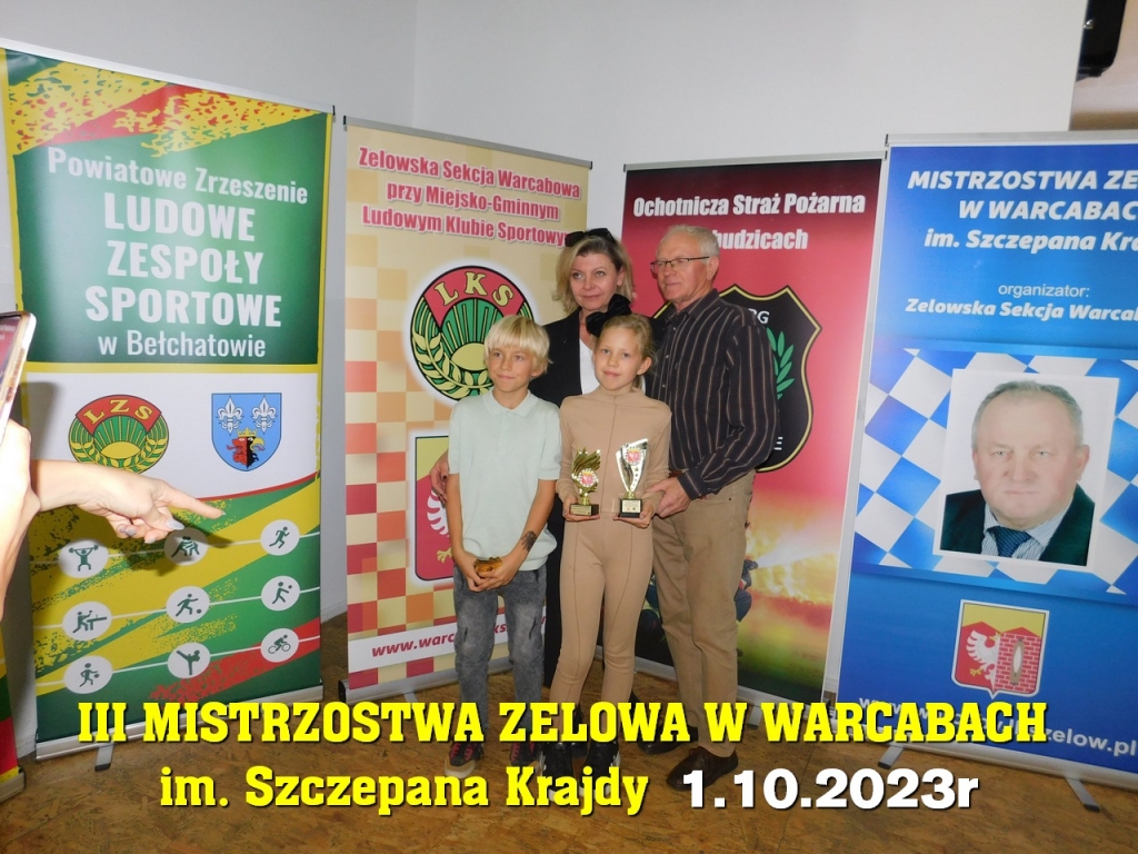 III Mistrzostwa Zelowa w Warcabach im. Szczepana Krajdy - 1.10.2023r