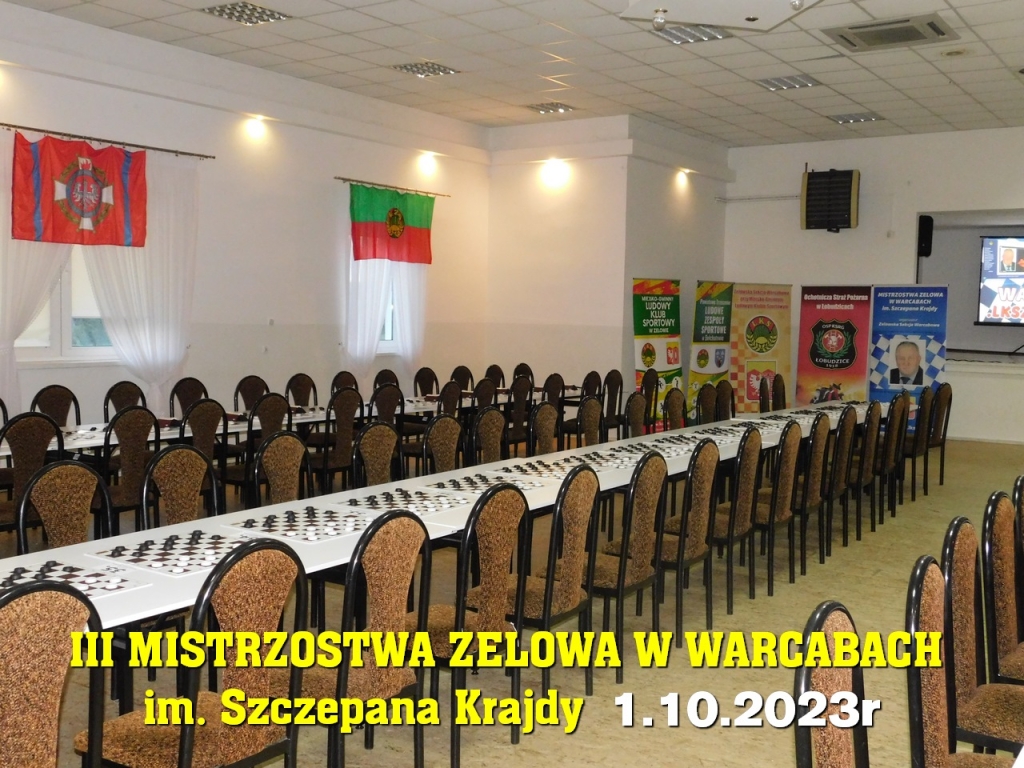 III Mistrzostwa Zelowa w Warcabach im. Szczepana Krajdy - 1.10.2023r