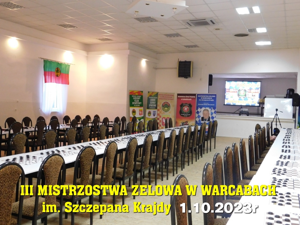 III Mistrzostwa Zelowa w Warcabach im. Szczepana Krajdy - 1.10.2023r
