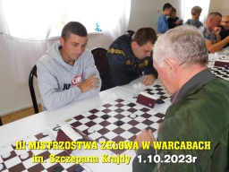 III Mistrzostwa Zelowa w Warcabach im. Szczepana Krajdy - 1.10.2023r