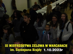 III Mistrzostwa Zelowa w Warcabach im. Szczepana Krajdy - 1.10.2023r