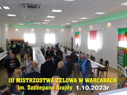 III Mistrzostwa Zelowa w Warcabach im. Szczepana Krajdy - 1.10.2023r
