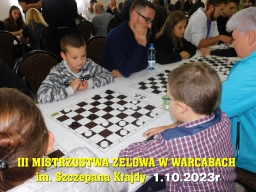 III Mistrzostwa Zelowa w Warcabach im. Szczepana Krajdy - 1.10.2023r