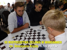 III Mistrzostwa Zelowa w Warcabach im. Szczepana Krajdy - 1.10.2023r