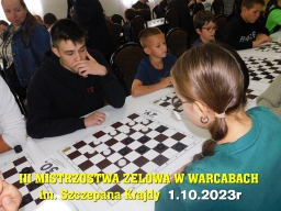III Mistrzostwa Zelowa w Warcabach im. Szczepana Krajdy - 1.10.2023r