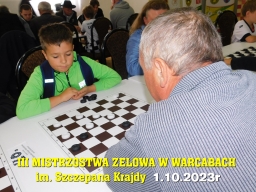 III Mistrzostwa Zelowa w Warcabach im. Szczepana Krajdy - 1.10.2023r
