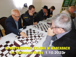 III Mistrzostwa Zelowa w Warcabach im. Szczepana Krajdy - 1.10.2023r