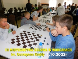 III Mistrzostwa Zelowa w Warcabach im. Szczepana Krajdy - 1.10.2023r
