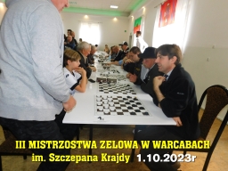 III Mistrzostwa Zelowa w Warcabach im. Szczepana Krajdy - 1.10.2023r