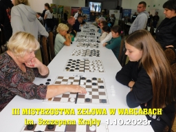 III Mistrzostwa Zelowa w Warcabach im. Szczepana Krajdy - 1.10.2023r