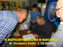 III Mistrzostwa Zelowa w Warcabach im. Szczepana Krajdy - 1.10.2023r