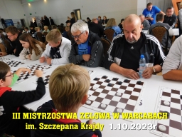 III Mistrzostwa Zelowa w Warcabach im. Szczepana Krajdy - 1.10.2023r