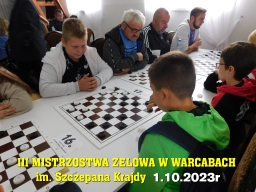 III Mistrzostwa Zelowa w Warcabach im. Szczepana Krajdy - 1.10.2023r
