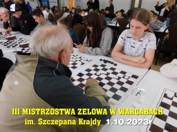 III Mistrzostwa Zelowa w Warcabach im. Szczepana Krajdy - 1.10.2023r