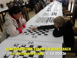 III Mistrzostwa Zelowa w Warcabach im. Szczepana Krajdy - 1.10.2023r