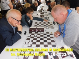 III Mistrzostwa Zelowa w Warcabach im. Szczepana Krajdy - 1.10.2023r