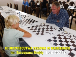 III Mistrzostwa Zelowa w Warcabach im. Szczepana Krajdy - 1.10.2023r