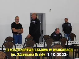 III Mistrzostwa Zelowa w Warcabach im. Szczepana Krajdy - 1.10.2023r