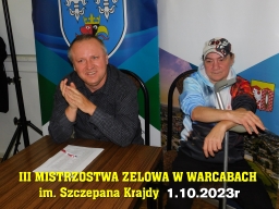III Mistrzostwa Zelowa w Warcabach im. Szczepana Krajdy - 1.10.2023r