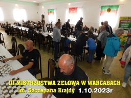 III Mistrzostwa Zelowa w Warcabach im. Szczepana Krajdy - 1.10.2023r