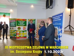 III Mistrzostwa Zelowa w Warcabach im. Szczepana Krajdy - 1.10.2023r