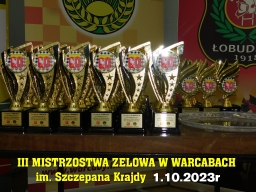 III Mistrzostwa Zelowa w Warcabach im. Szczepana Krajdy - 1.10.2023r