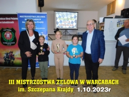 III Mistrzostwa Zelowa w Warcabach im. Szczepana Krajdy - 1.10.2023r
