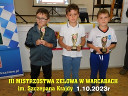 III Mistrzostwa Zelowa w Warcabach im. Szczepana Krajdy - 1.10.2023r
