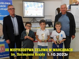 III Mistrzostwa Zelowa w Warcabach im. Szczepana Krajdy - 1.10.2023r