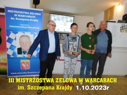 III Mistrzostwa Zelowa w Warcabach im. Szczepana Krajdy - 1.10.2023r